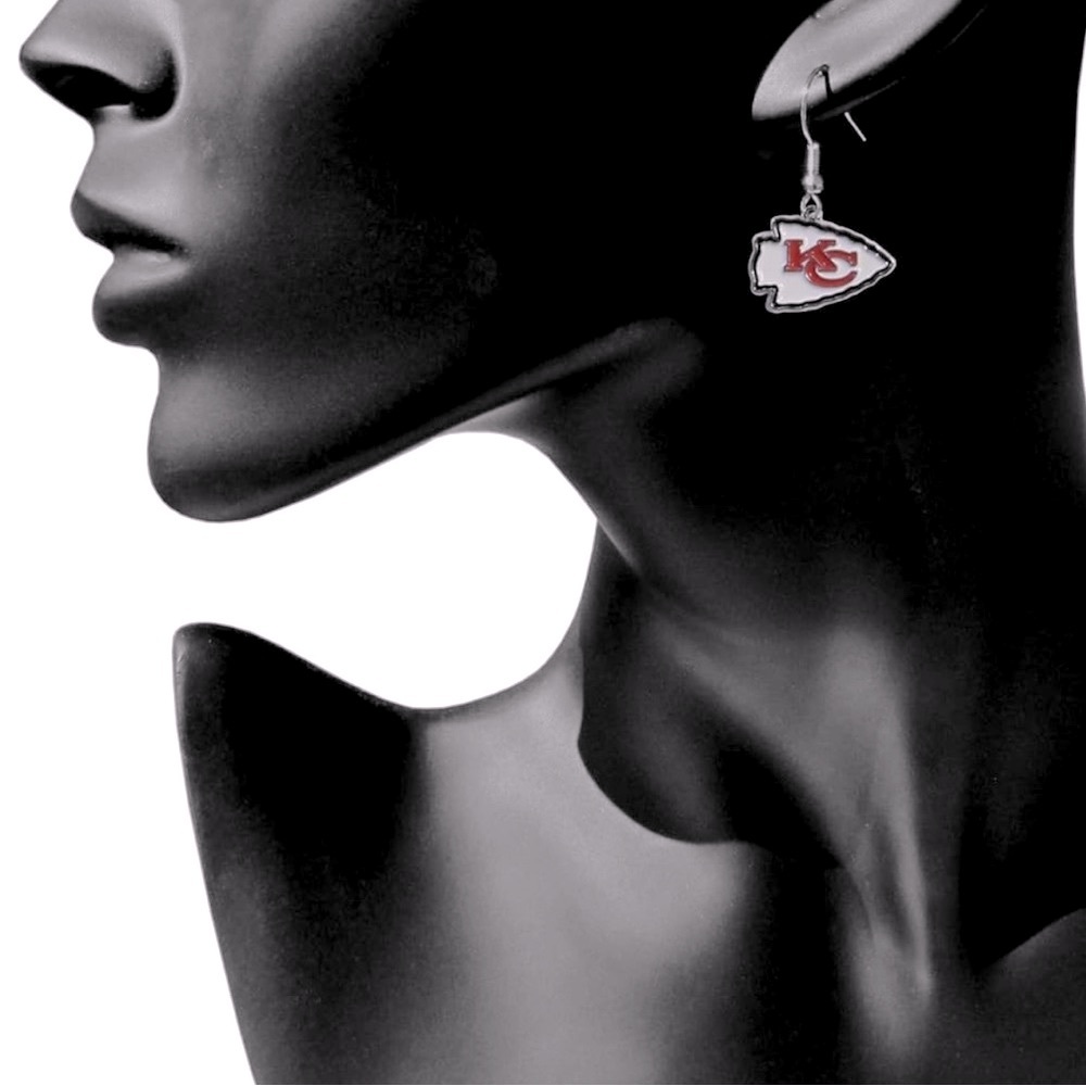 Kansas City Chiefs Arrowhead Earrings